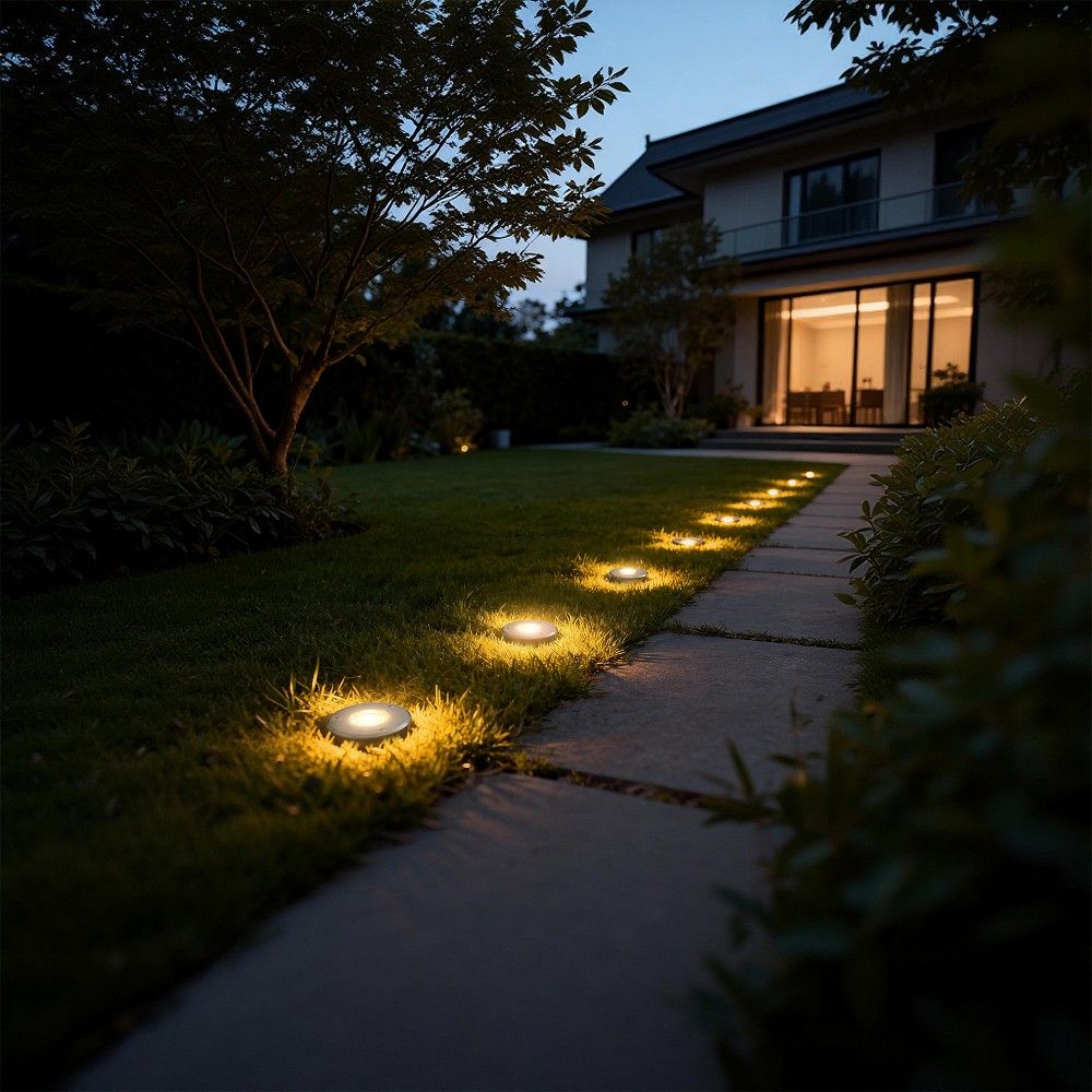 Landscape bollard lighting project