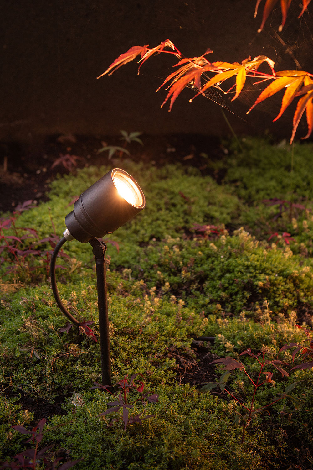 Luxury villa gate lighting